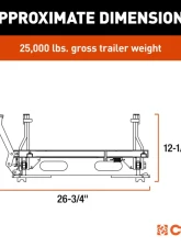 Curt S25 5th Wheel Slider, 25,000 lbs.                                     - 16574 - Image 2