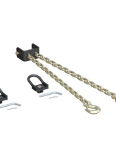 Curt CrossWing 5th Wheel Safety Chain Assembly with Rail Anchors                                     - 16612 - Image 7
