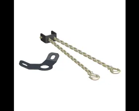 Curt CrossWing 5th Wheel Safety Chain Assembly with Gooseneck Anchor Plate