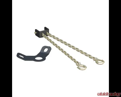 Curt CrossWing 5th Wheel Safety Chain Assembly with Gooseneck Anchor Plate - 16614