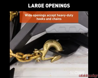 Curt CrossWing 5th Wheel Safety Chain Anchor Plate for Gooseneck Ball - 16615