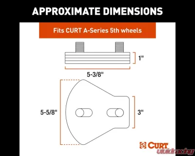 Curt A-Series 5th Wheel Wedge Kit - 16994
