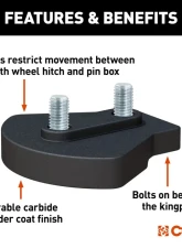 Curt A-Series 5th Wheel Wedge Kit                                     - 16994 - Image 4
