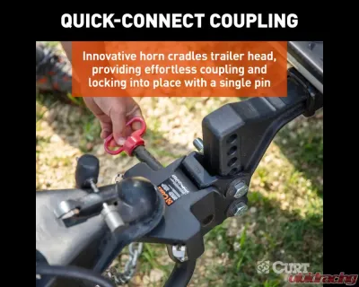 Curt TruTrack 2P Trailer-Mounted Weight Distribution Hitch, 8-10K - 17510