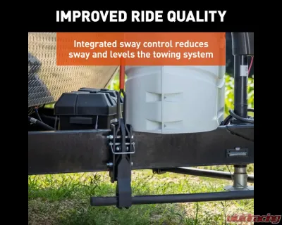 Curt TruTrack 2P Trailer-Mounted Weight Distribution Hitch, 8-10K - 17510