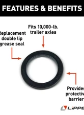 Curt Lippert Double Lip Grease Seal - 2.855" ID                                     - 176692 - Image 2