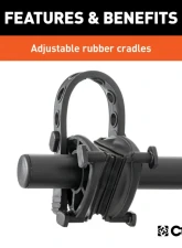 Curt Hitch-Mounted Bike Rack (2 Bikes, 1-1/4" or 2" Shank)                                     - 18021 - Image 4