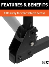 Curt Hitch-Mounted Bike Rack (2 Bikes, 1-1/4" or 2" Shank)                                     - 18021 - Image 5