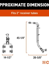 Curt ActiveLink SE Hitch-Mounted Bike Rack (2 Bikes, 2" Shank)                                     - 18410 - Image 2