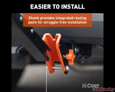 Curt ActiveLink SE Hitch-Mounted Bike Rack (2 Bikes, 2" Shank) - 18410