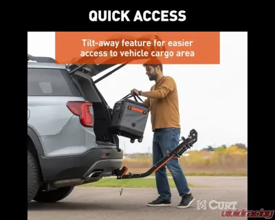 Curt ActiveLink SE Hitch-Mounted Bike Rack (2 Bikes, 2" Shank) - 18410