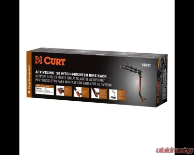 Curt ActiveLink SE Hitch-Mounted Bike Rack (4 Bikes, 2" Shank) - 18411