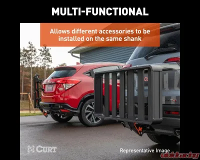 Curt ActiveLink Ultra Hitch-Mounted Bike Rack (4 Bikes, 2" Shank) - 18412