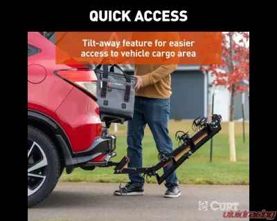 Curt ActiveLink Ultra Hitch-Mounted Bike Rack (4 Bikes, 2" Shank) - 18412
