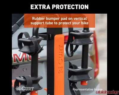Curt ActiveLink Ultra Hitch-Mounted Bike Rack (4 Bikes, 2" Shank) - 18412