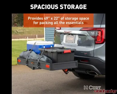 Curt ActiveLink 49" x 22" Aluminum Hitch Cargo Carrier - 18415