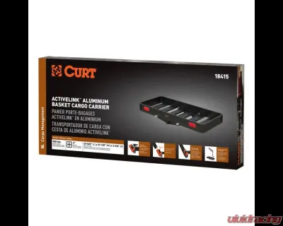 Curt ActiveLink 49" x 22" Aluminum Hitch Cargo Carrier - 18415
