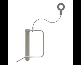 Curt Replacement ActiveLink Shank Pin and Clip with Lanyard