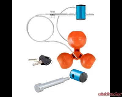 Curt Hitch and Tri-Ball Coupler Lock Set (Up to 2-1/2" Receiver, 1-7/8", 2", 2-5/16") - 23083