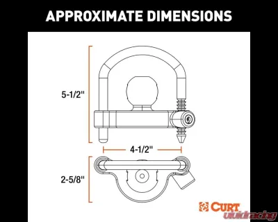 Curt Universal Trailer Coupler Lock - 23090