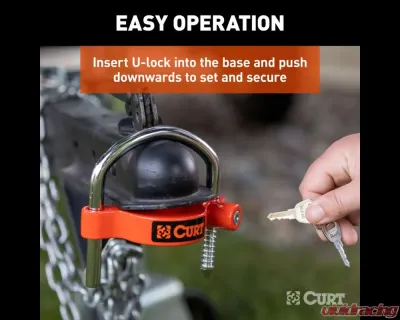 Curt Universal Trailer Coupler Lock - 23090
