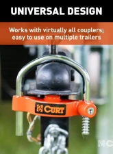 Curt Universal Trailer Coupler Lock                                     - 23090 - Image 7
