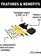 Curt Lippert Heavy-Duty Shock Mount Kit - Fits 2-3/8" Axle Tube                                     - 281255 - Image 2