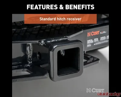 Curt 2" Front Receiver Hitch, Select Chevrolet Silverado 1500 | GMC Sierra 1500 2022-2024 - 31092