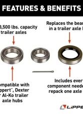 Curt Lippert Trailer Bearing Replacement Kit for 3,500-lb. Axle Hub                                     - 333948 - Image 3