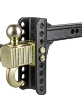 Curt Adjustable Channel Mount with Hook and Step Dual-Ball - 2" Shank, 14K, 6" Drop                                     - 45904 - Image 11