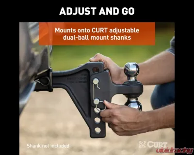 Curt Dual Ball Attachment for Weight Distribution Shank - 45933