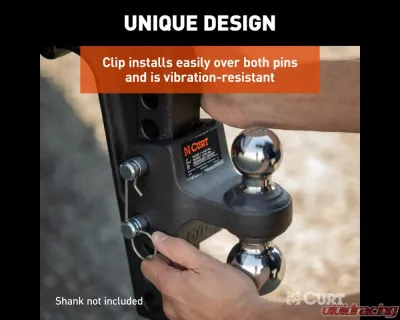 Curt Dual Ball Attachment for Weight Distribution Shank - 45933