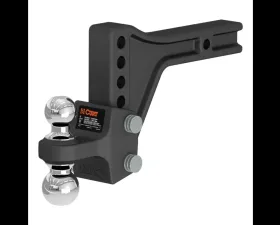 Curt Adjustable Trailer Hitch Ball Mount with Dual Ball, 2