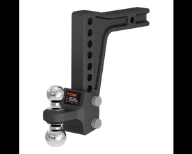 Curt Deep-Drop Adjustable Trailer Hitch Ball Mount with Dual Ball, 2