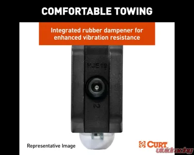 Curt HD Adjustable Trailer Hitch Ball Mount with Dual Ball, 2-1/2" Shank, 20K - 45937