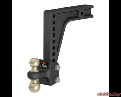 Curt HD Deep-Drop Adjustable Hitch Ball Mount with Dual Ball, 2-1/2" Shank, 20K - 45939