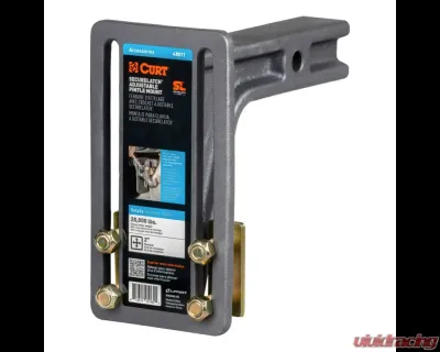 Curt SecureLatch Adjustable Pintle Mount (2" Shank, 20,000 lbs.) - 48011