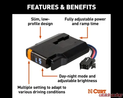 Curt Discovery NEXT Trailer Brake Controller Time-Delay - 51126