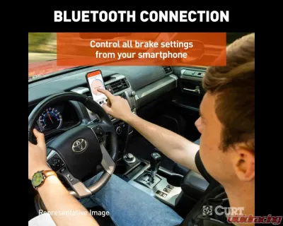 Curt Echo In-Line Trailer Brake Controller, Bluetooth Smartphone Connection - 51200
