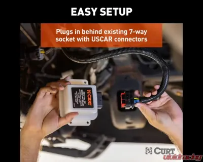 Curt Echo In-Line Trailer Brake Controller, Bluetooth Smartphone Connection - 51200