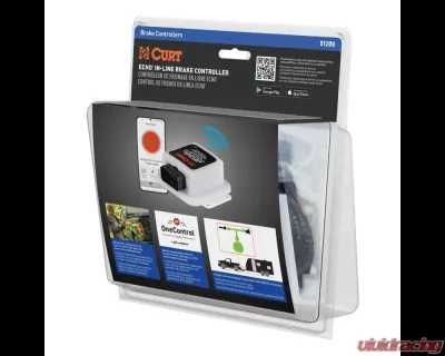 Curt Echo In-Line Trailer Brake Controller, Bluetooth Smartphone Connection - 51200