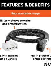 Curt Brake Controller Harness Palisade | Santa Cruz | Telluride 2021-2024                                     - 51529 - Image 2