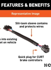 Curt Competitor-Brake-Controller-to-CURT-Harness Adapter                                     - 51532 - Image 2