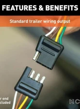 Curt Custom Wiring Harness, 4-Way Flat Output Mazda CX-5 | CX-50 2022-2024                                     - 56487 - Image 3