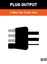 Curt Custom Wiring, 4-Way Flat Output, OEM Tow Package Required Ford Escape 2023-2024                                     - 56503 - Image 5