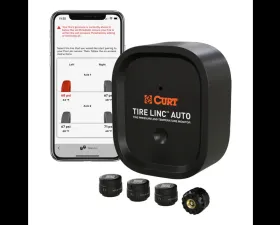 Curt Tire Linc Auto Advanced TPMS Tire Pressure Monitoring System