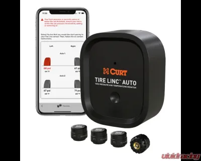 Curt Tire Linc Auto Advanced TPMS Tire Pressure Monitoring System - 57009