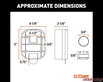 Curt Tire Linc Auto Advanced TPMS Tire Pressure Monitoring System - 57009