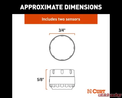 Curt Tire Linc Auto TPMS Add-on Sensors 2-Pack - 57011