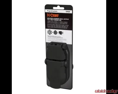 Curt OEM Replacement Dual-Output 7 and 4-Way Connector Plugs into USCAR Ram | Subaru 2024 - 57020